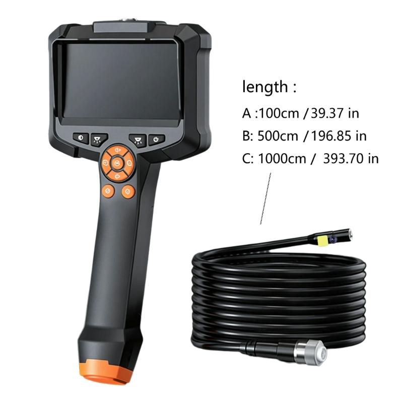 Industrial Endoscope With Clear Camera Flexible Extension For Automotive And Mechanical Inspection