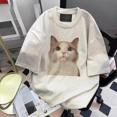 Women's Short Sleeve T-shirt Men's and Women's Summer Loose Casual Couple Top