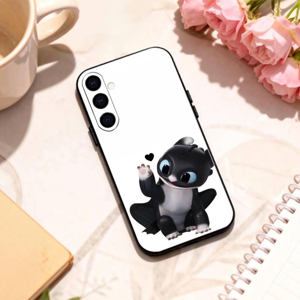 C-Cartoon T-Toothless D-DragonS TD   phone Case For Samsung Galaxy A73,A72,A71,A70,A53,A52,A51,Others Soft Black Shell Samsung a30 a20