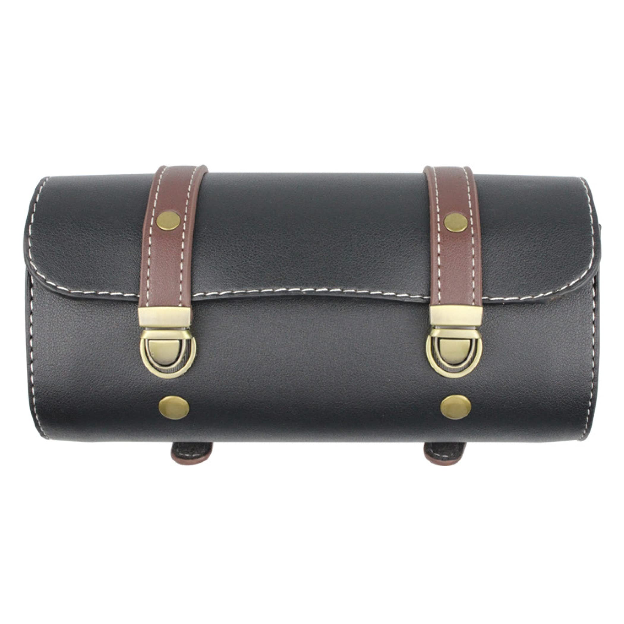 

HAMILO Motorcycle Side Waterproof Tool Leather Bag, Bag, (Black) чёрный