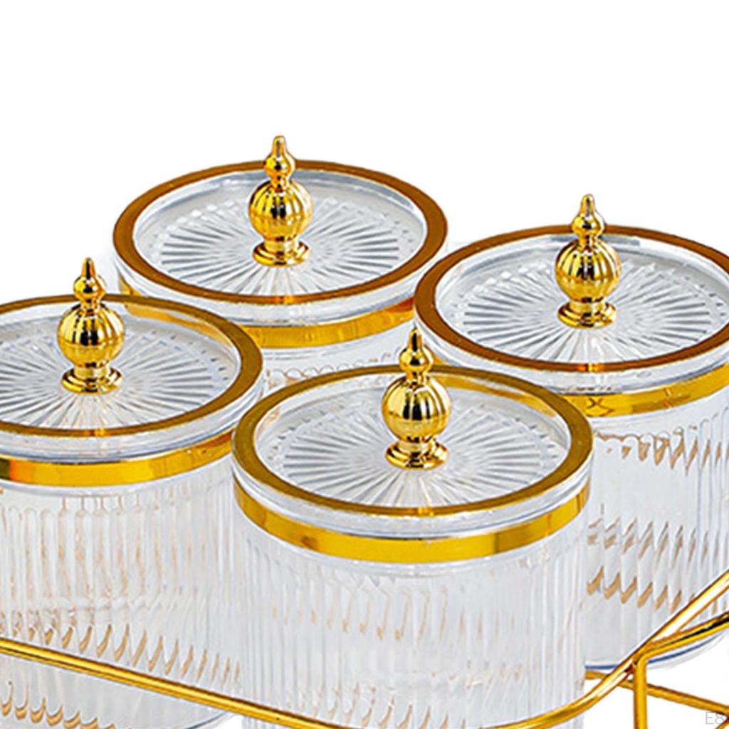 Dry Fruit Tray with Lid Appetizer Serving Plate Food Storage Container Snacks Dish Divided Nut Bowl