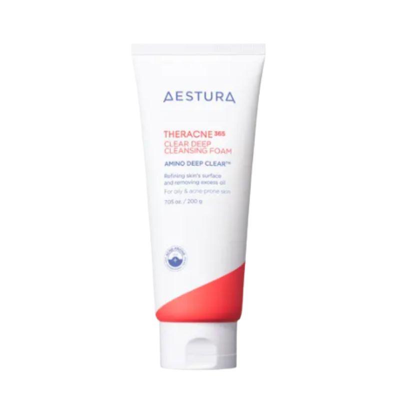 

Aestura Theracne365 Clear Deep Cleansing Foam 200g – Gentle Acne Care & Pore-Cleansing Face Wash