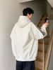 Men's Oversized Three Stripes Hoodie: Trendy Autumn Casual Wear
