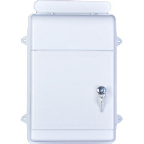 Large Wall-Mounted Rainproof Mailbox with Lock - Plastic Storage, Suggestion, Reporting, Milk Order, Charging Box