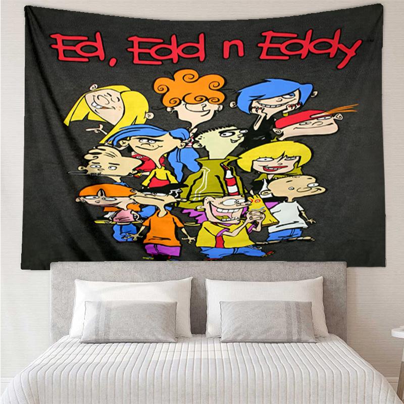 1PC Edd Eddy Adventure Quick-Dry Tapestry, Unique Design Tapestry, Suitable for Bedroom,Livingroom, Playroom,Heartwarming Holiday Gifts