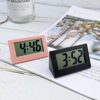 Car Clock Mini Clock Simple Electronic Clock Bedside Clock Promotion Gift Clock Cute Student Clock Small Triangle Clock