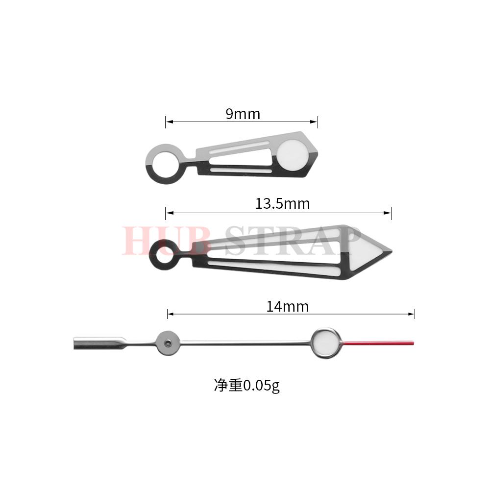 NH35 Pointer for Omega Seamaster 300 Watch Accessories Driving Watch Needle NH36Hand Luminous for NH35/NH36 Movement Watch Parts