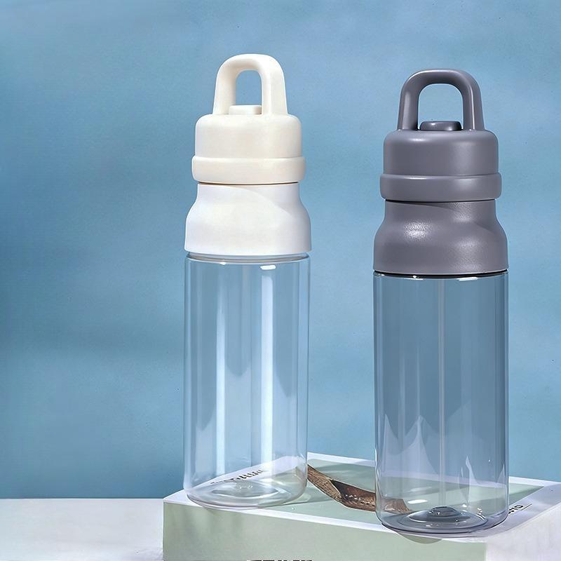 Plastmugg Utomhussporter Vattenflaska, Direkt Drickning Sportsvattenkanna, Förseglad Mugg med Stor Kapacitet