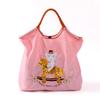 Nylon handbag bag new embroidered large capacity ball chain shoulder tide messenger tote bag