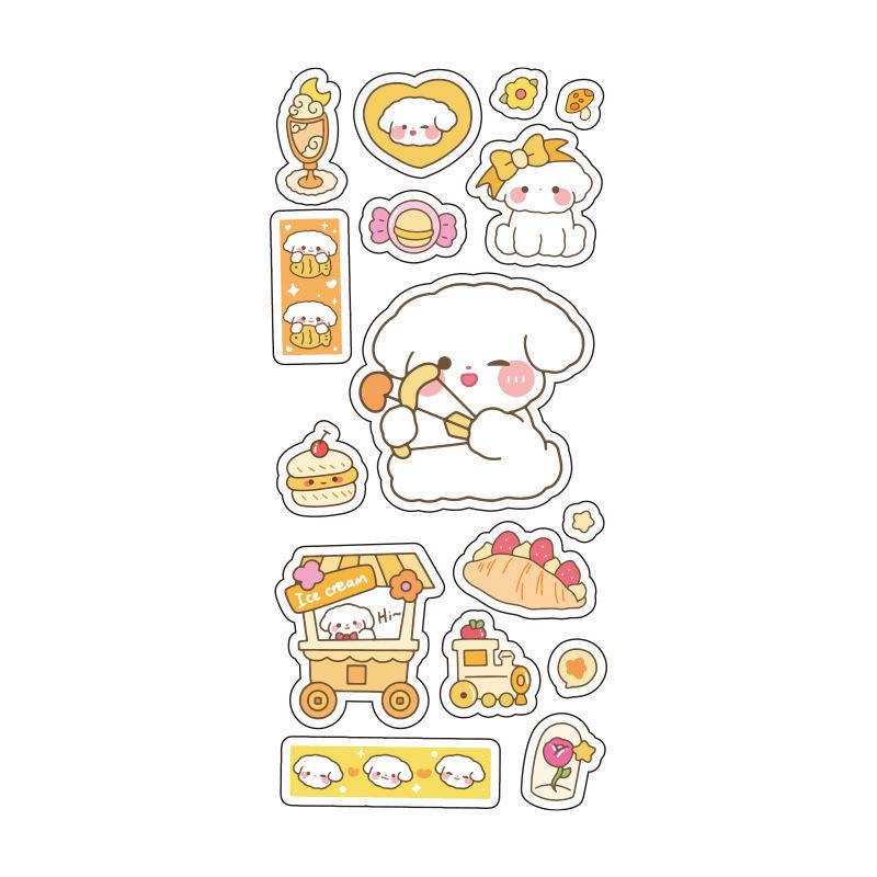 Adorable Animal Girl Stickers for Journals, Luggage, Phones, Bottles - Waterproof & Creative DIY Decor