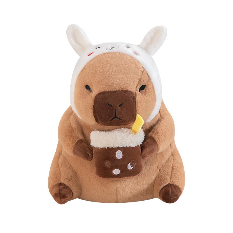 New Capybara Plush Doll: Internet Sensation Milk Tea Capybara for Children's Gift