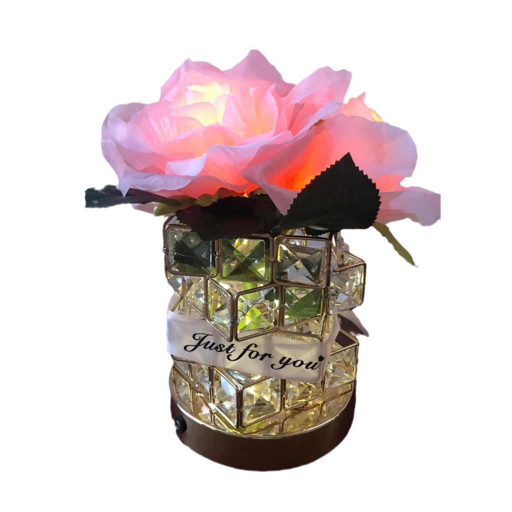 LED Rose Night Light Decorative Desk Lamp - Perfect Birthday Gift and Exclusive Ornament