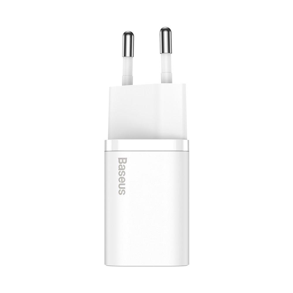 Super schnelles USB-C 25W Power Delivery Quick Charge Ladegerät weiß