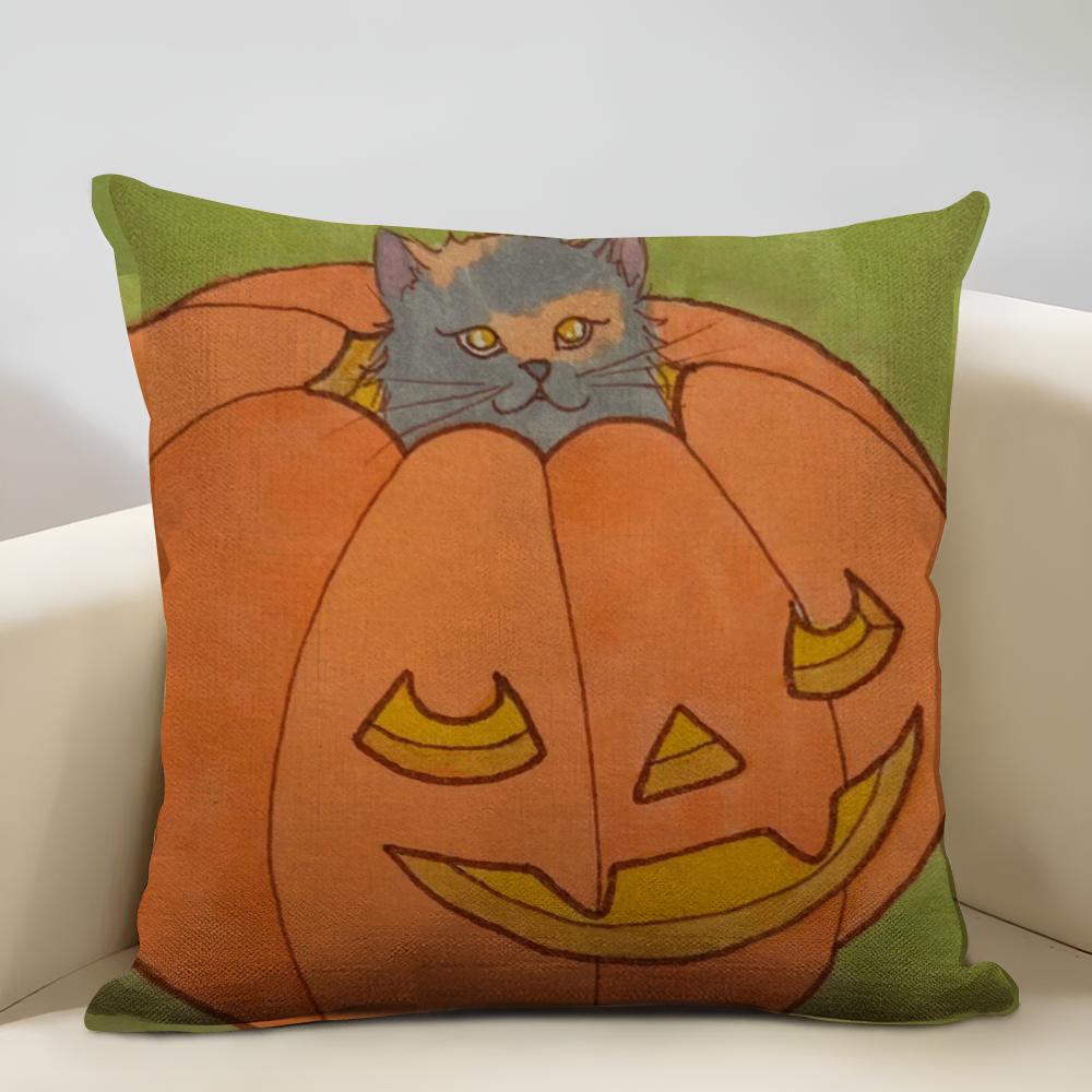 MarisolMuro Arbeitskissenbezug Haushaltsdekoration Leinen Sofakissenbezug: Hautfreundlich & Atmungsaktiv mit unsichtbarem Reißverschluss