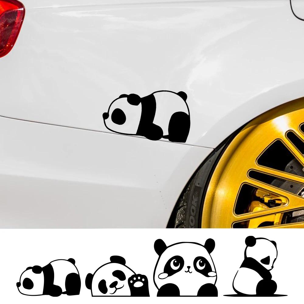 Adesivo Panda Divertente Carino Decorazione Lato Carrozzeria Auto Decalcomania Moto Vinile Impermeabile Copertura Decorativa Auto Fai da Te Accessori Para Tuning