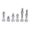 6Pieces Multifuntional Turntable Cartridge Assembly Set Metal Screw Bolts with Nuts and Washers Turntable Component