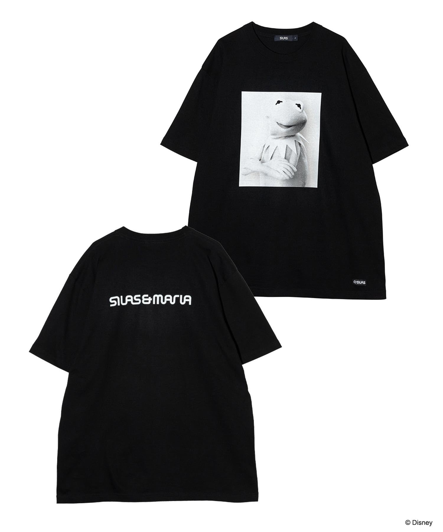 

KERMIT THE PRINT TEE BLACK [Cyrus] T-shirt FROG/PHOTO S/S Men s