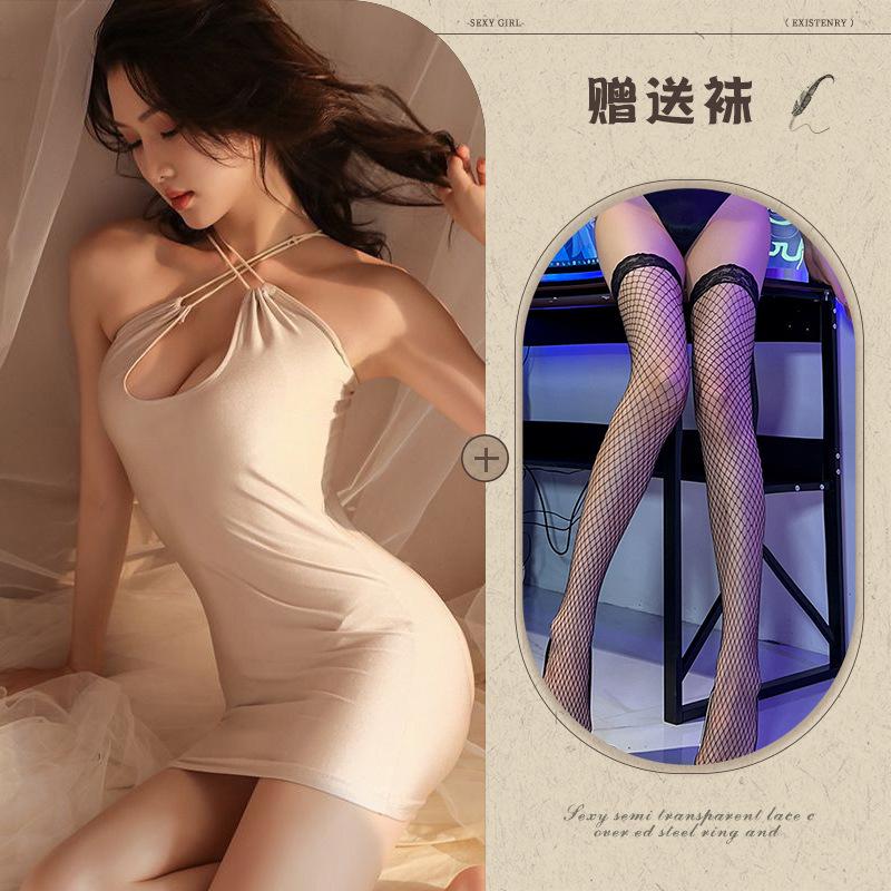 Sex Underwear Sexy Hollow Uniform Seduction Secretary Passion Suit Free Hip Wrap Skirt