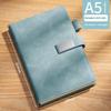 Vintage A5 Leather Notebook With Personalized Soft Cover For Business Meetings And College Life
