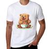 Bear Eating Pasta Tshirt T Shirts For Unisex Pack Cotton Tshirt