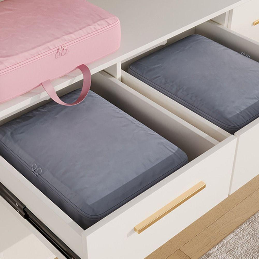 Polyester Down Jacket Storage Bag Large Capacity Compressed Travel Clothes Bag  Travel