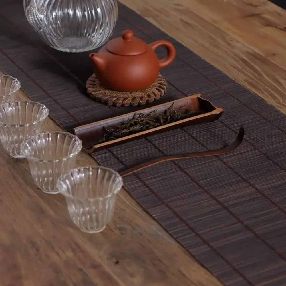 Chinese Style Natural Bamboo Tea Scoop High Quality Chahe Cha Ze Tea Needle  Tea Ceremony