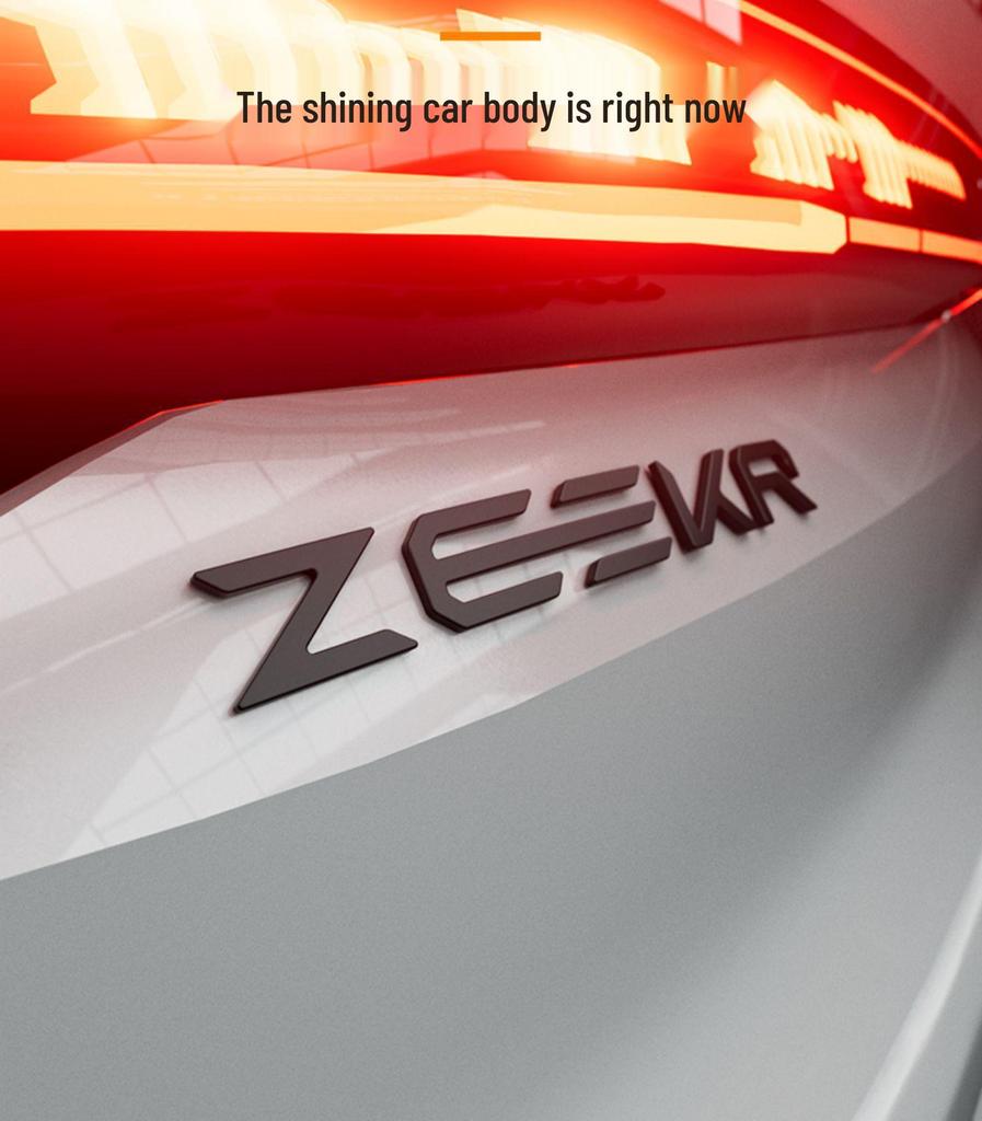 Zeekr 001/007 Car Emblem Matte Metal Sport Style Modification Sticker