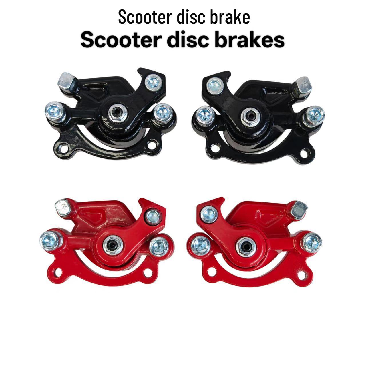 

Universal Red and Black Motorcycle Scooter Disc Brake Caliper Left Brake (Black)
