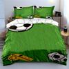 Soccer balls and field. Bedding sets Duvet cover sets Duvet covers Pillowcases(1*Duvet Cover 2*Pillowcases without duvet insert)