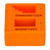 Magnetizer Demagnetizer ABS Portable Tool for Screwdriver Bit Screw Nut Tweezers Orange