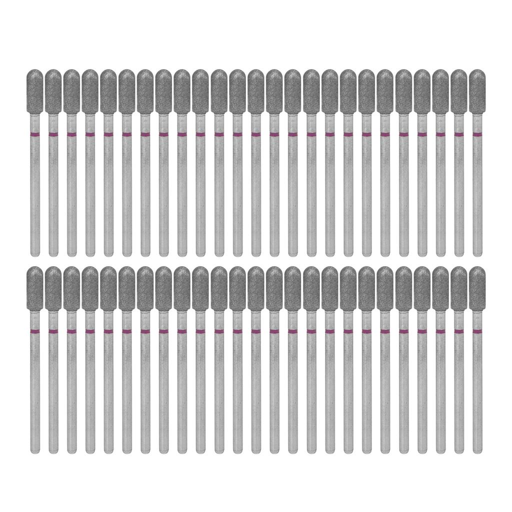 50pcs Carborundum Nail Drill Bits Remove Dead Skin Universal Nail Polishing Grinding Heads P5