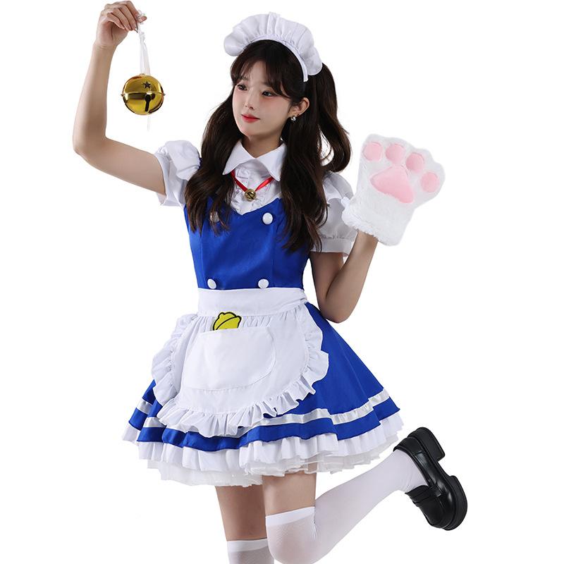 Anime Maid Dress Cute Sweet Princess Soft Girl Dress Dress Set Women's Dress