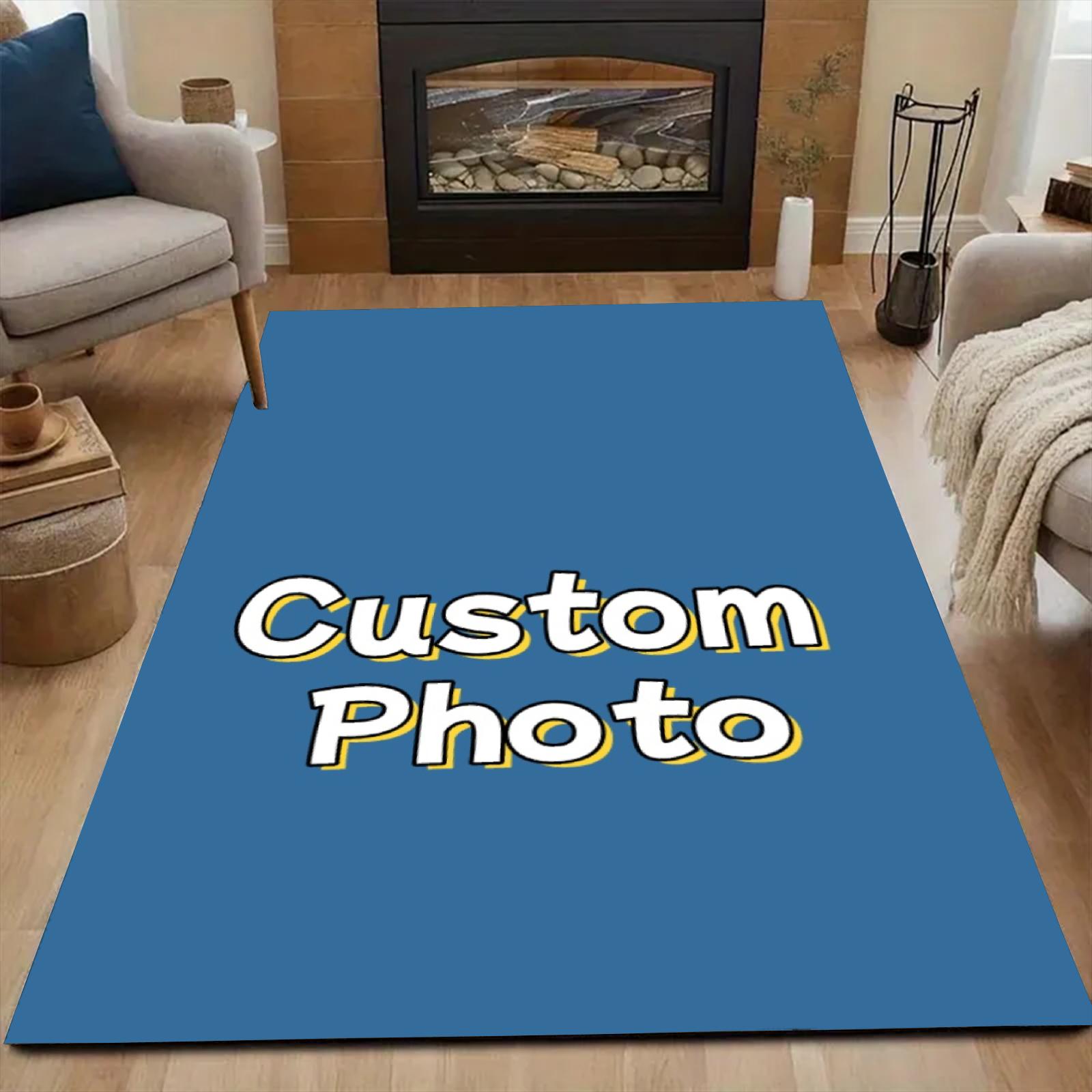 

Custom Photo Carpet Personalized Rug Soft Custom Rug For Home Decor Sofa Carpet Birthday Gifts Birthday Gift Christmas Decor 40x60cm