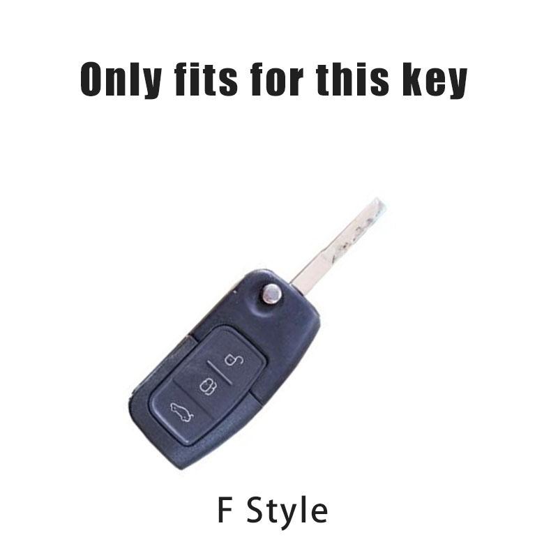 AKH1 Zinc Alloy Car Flip Key Cover Case Remote Shell For Ford Focus 2 3 Ecosport C-Max S-Max Ka Mondeo Kuga Galaxy Fiesta Accessories