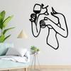 Metal Wall Art Holiday Gift Wrought Iron Home Decoration for Garden