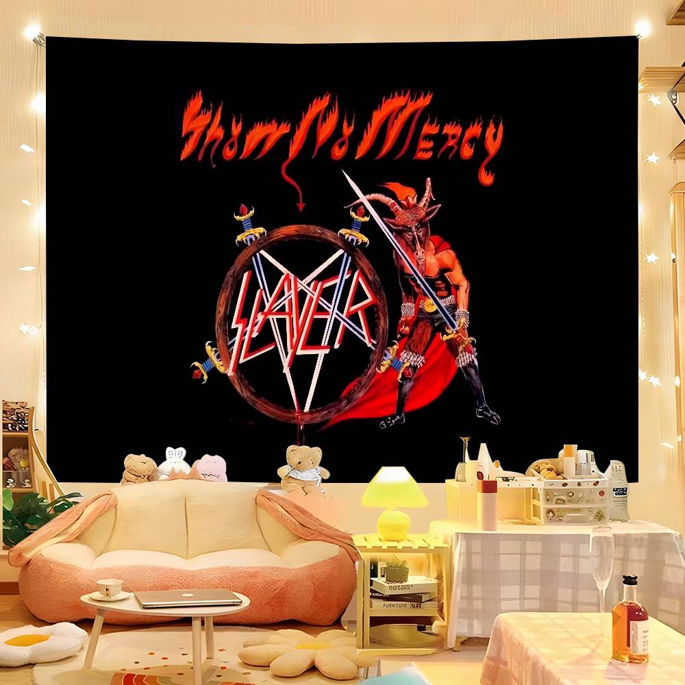 

Angles Old Deaths Mental Rock Band Tapestry Colorful Hippie Psychedelic Bar Living Room Study Bedroom Dorm Decor Aesthetic 74x94cm(29x37in)