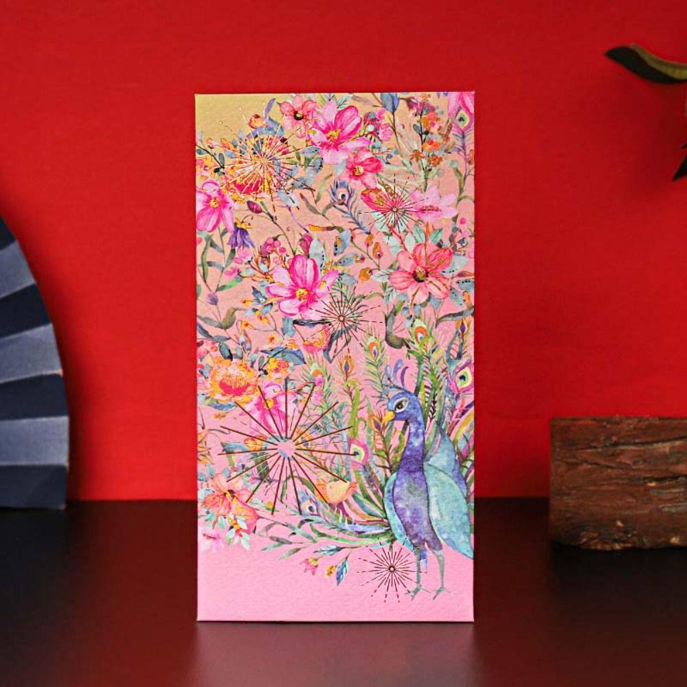 6Pcs/set Spring Festival Supplies Red Envelope Chinese New Year Decorations Luck Money Bag  Wedding