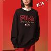 New FILA ORIGINALE Sweatshirt Unisex Jet Black F11U519203F-BK