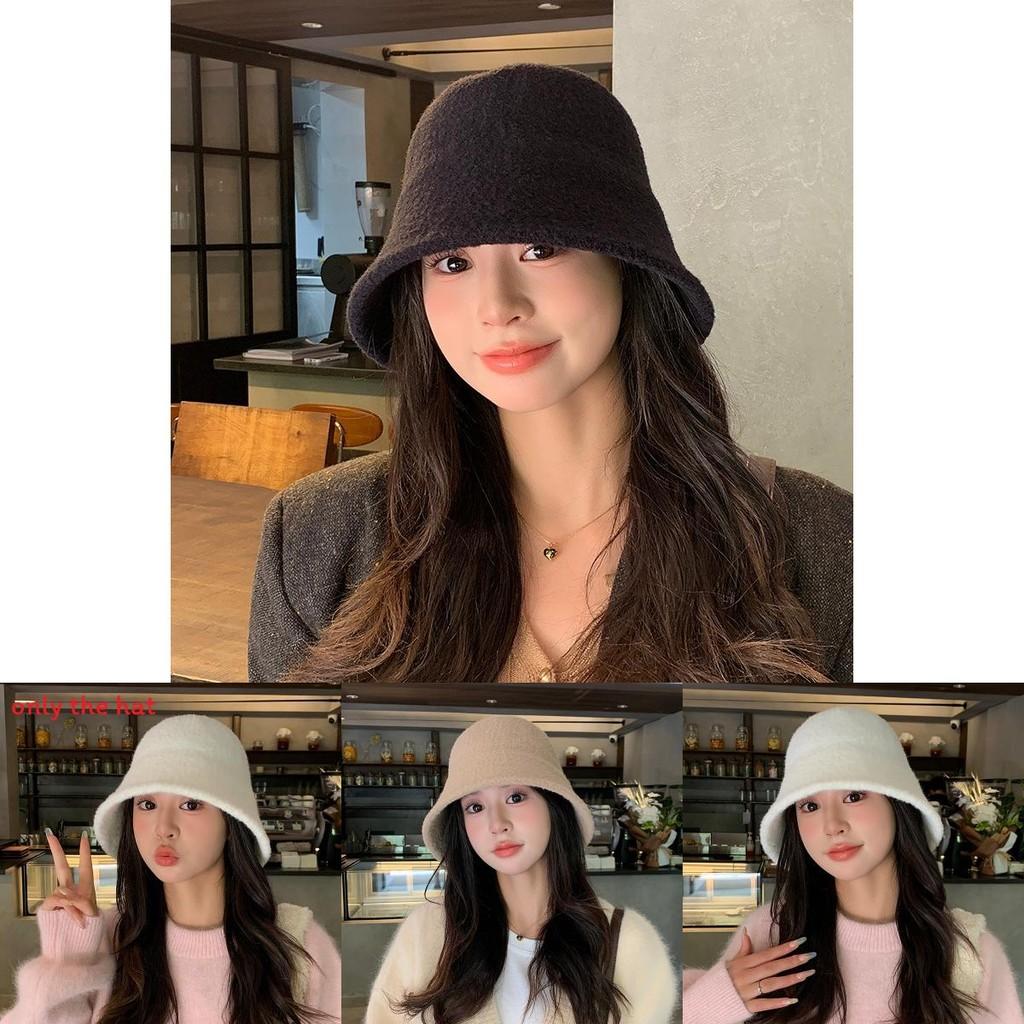 Fisherman Solid Color Cap For Women Autumn Winter Knit Warm Sunshade Unisex Travel Accessory