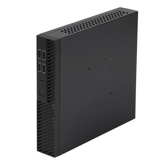 DX01 Mini ITX Thin Half Height Computer Case Quick Heat Dissipation Supporting VESA