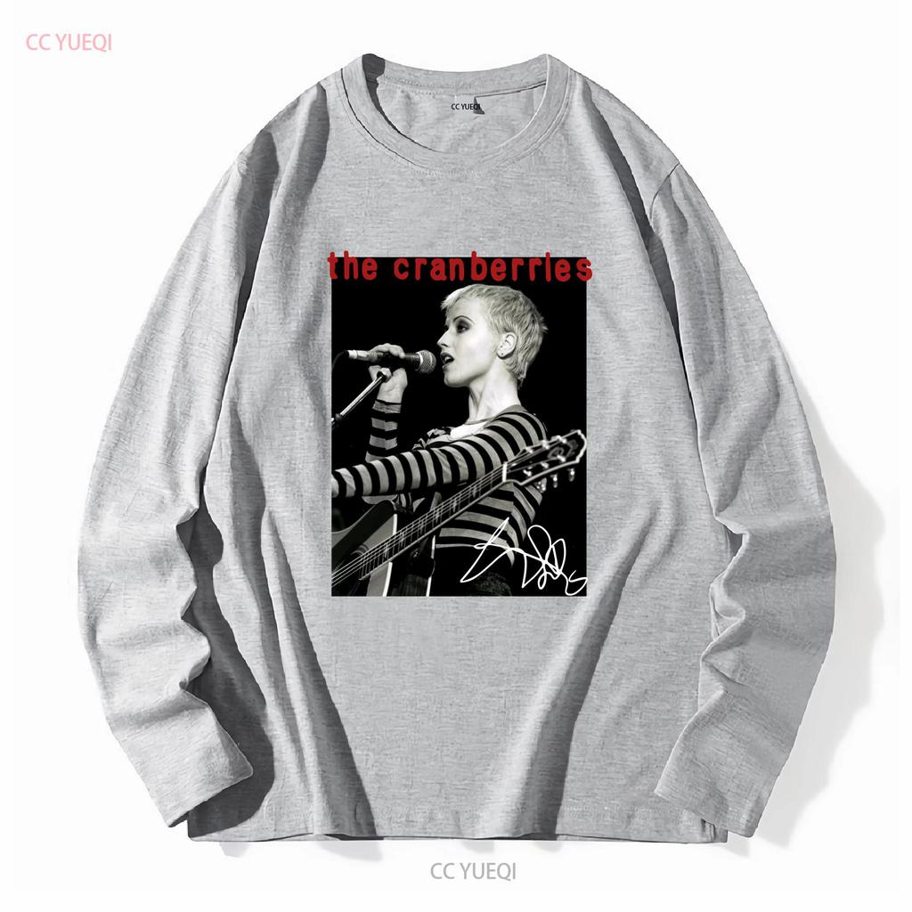 Gorąca Dolores O Riordan The Cranberries Bawełna Męska Wszystkie Rozmiary Koszulka 1N2837 z długim lub krótkim rękawem vintage Prana homme Oddychająca