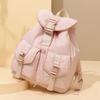 Large Capacity Lightweight Backpack Solid Color Backpack