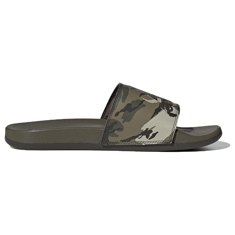 Adidas Adilette Comfort Slide Sandals Unisex Footwear Green IG1123