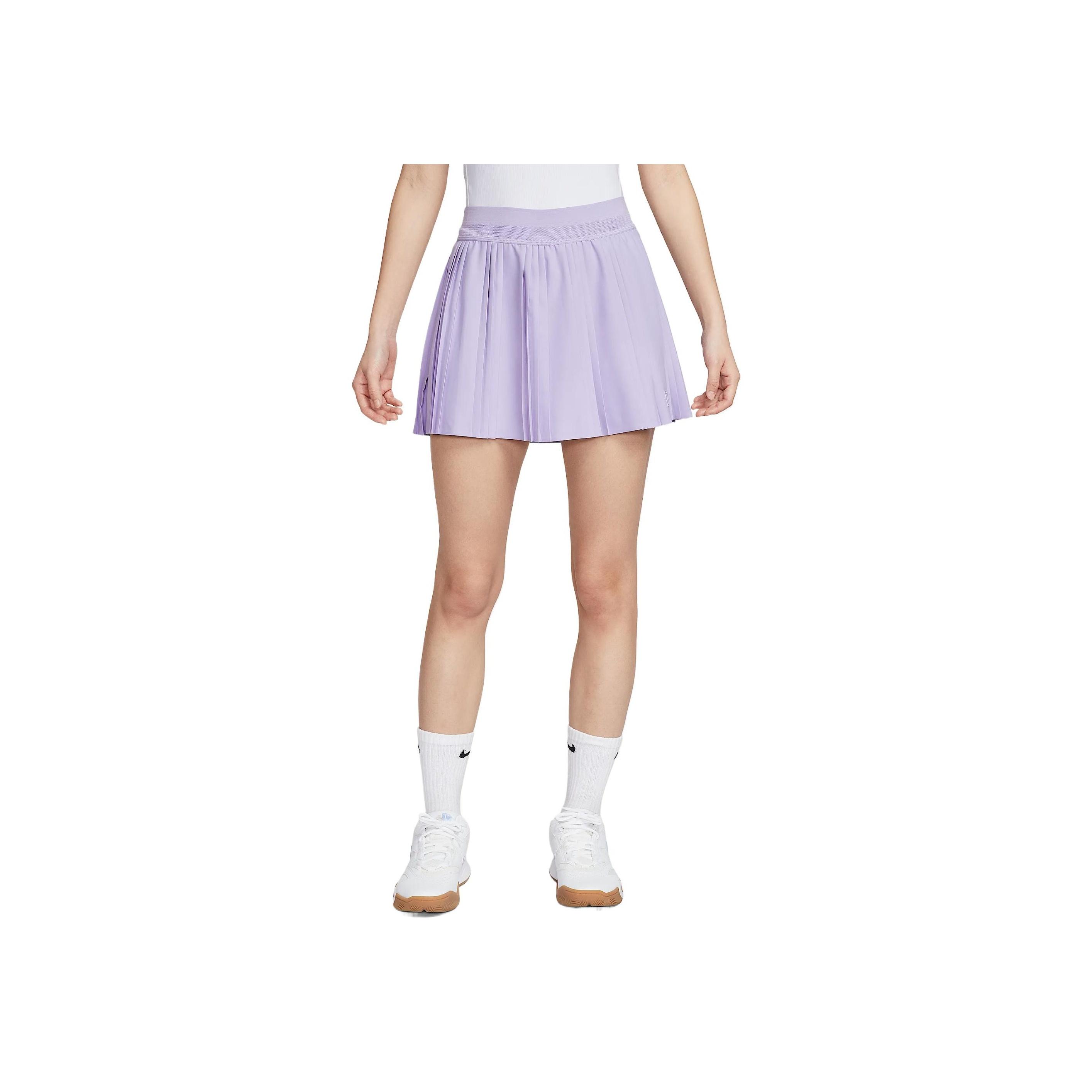 Nike Dri-FIT ADV Advantage Ace High-Rise Purple Women s Tennis Skirt FZ6513-515 S