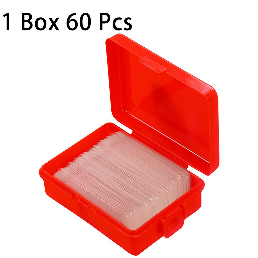 Acrylic Based Reusable Double Sided Tape for Mounting Decorative Items on Glass Mirrors Tiles and Painted Walls 60PCS per Box