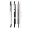 6Pcs Retractable Ballpoint Pen Business Metal Ballpoint Pen Business Signing Pen with Metal Pen Clip Smooth to Write