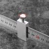 High Precision Aluminum Alloy Ruler Positioning Block Stopper & Scribe Locator for Carpentry, Steel Ruler Measuring, Home Repair