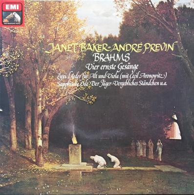 LP Record JANET BAKER, ANDRÉ PREVIN, JOHANNES - Brahms: Vier Ernste Gesänge, Two So 1C06503279 EMI, Die Stimme 1978 Germany Classical Used