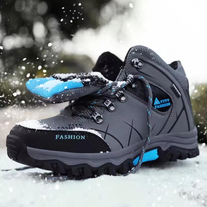 Men's Boots Non-slip Outdoor Hiking Shoes Comfortable Man Running Shoes Lace Up Platform Men Sneakers Plus Size 39-47 Zapatillas