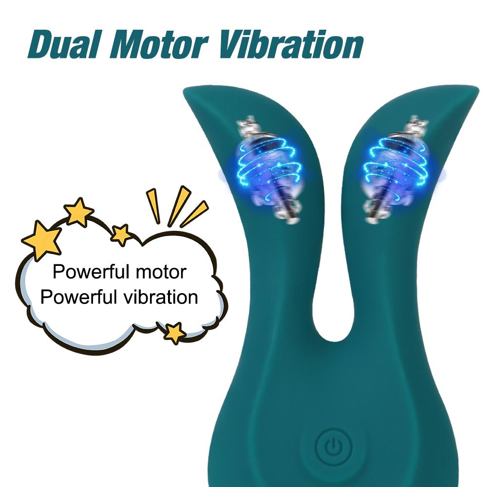 Cute Rabbit Vibrator Female Masturbation Breast Nipple Clitoris Stimulator G-spot Vaginal Massager Multiple Ways Use Sex Toy for Women Men